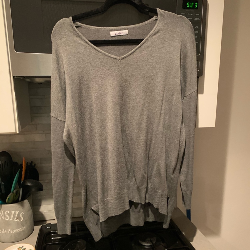 Violet size large sweater